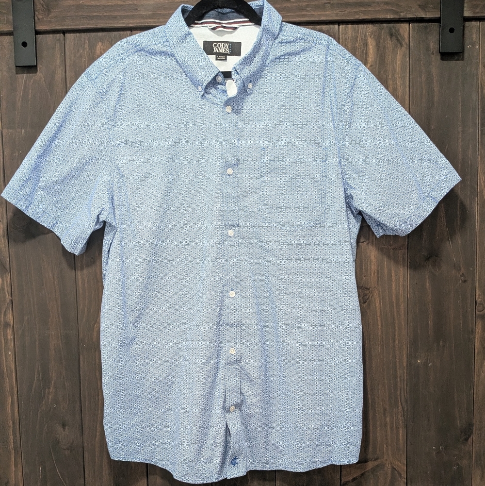 Cody James Short Sleeve Button Down Shirt – Men’s Large